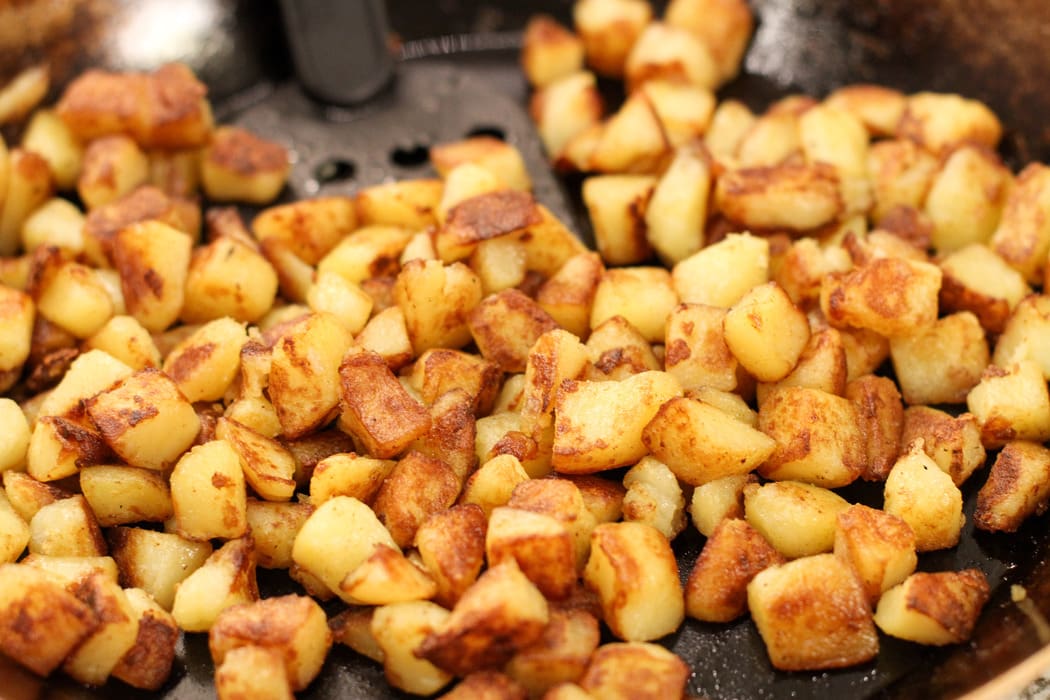 The secret to making really good potato cubes The Frugal Girl