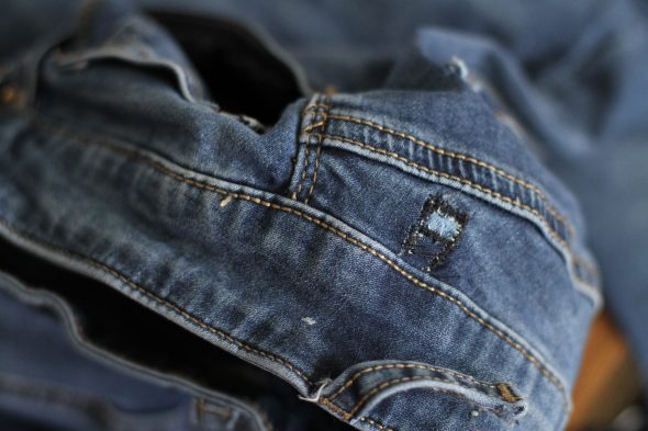 how to patch denim hole