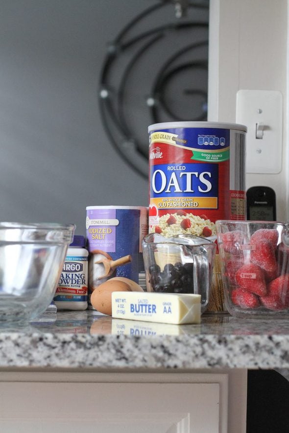 fruity baked oatmeal ingredients