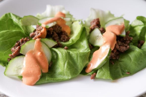 Korean Beef Lettuce Wraps