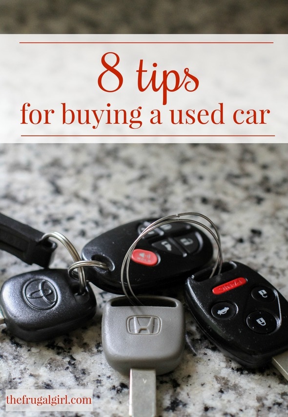 8 tips for buying a used car