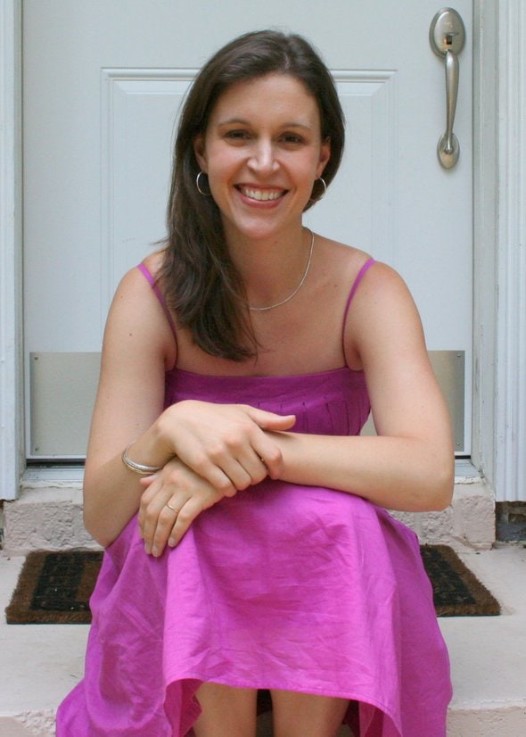 2008 Kristen in a pink dress.