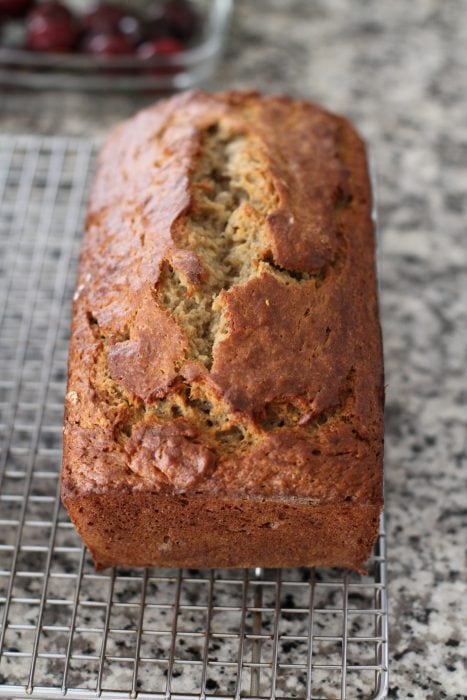 loaf of banana bread.