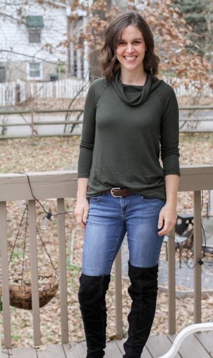 Stitch Fix green sweater