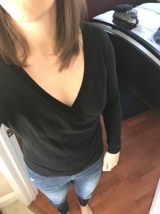 black shirt