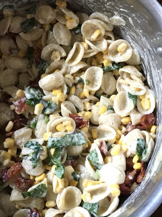 corn bacon pasta cook's country