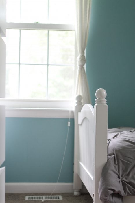 bed frame painted Cloud White