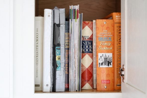 cookbook cabinet