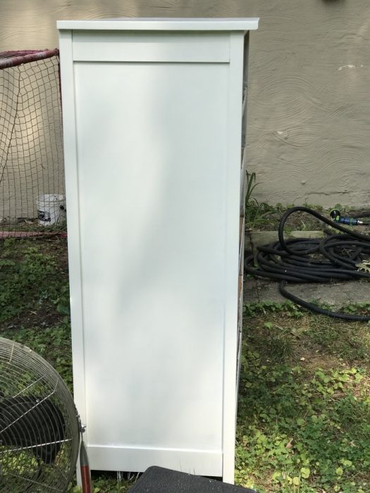 dresser painted with Benjamin Moore Advance paint