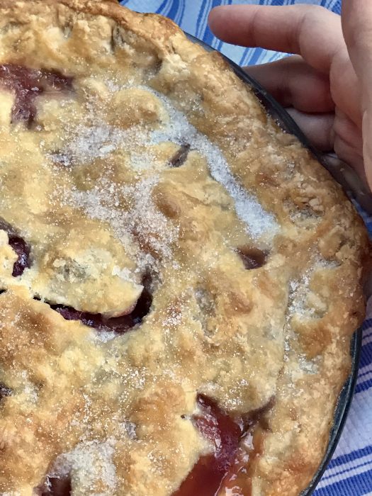 strawberry rhubarb pie