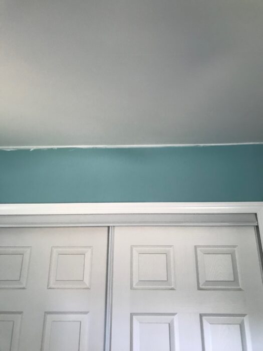 sloppy painted ceiling edge