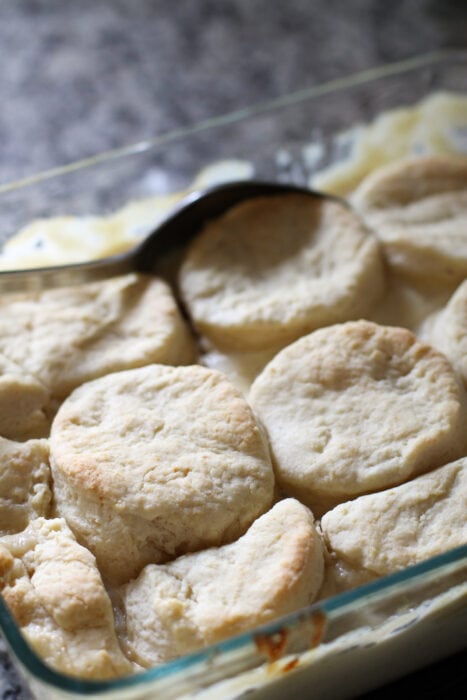 homemade chicken and biscuits