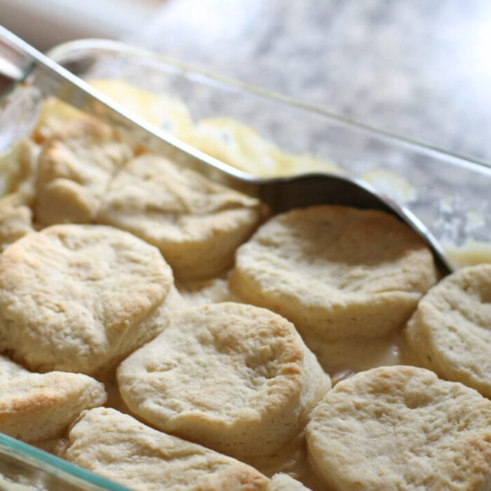 homemade chicken and biscuits