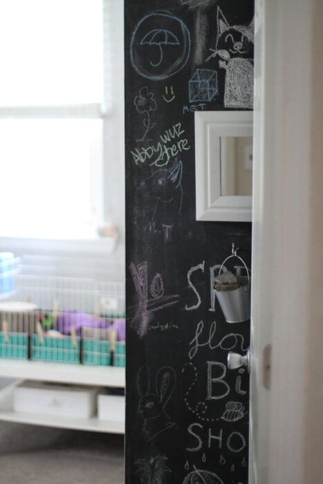 Zoe's chalkboard wall