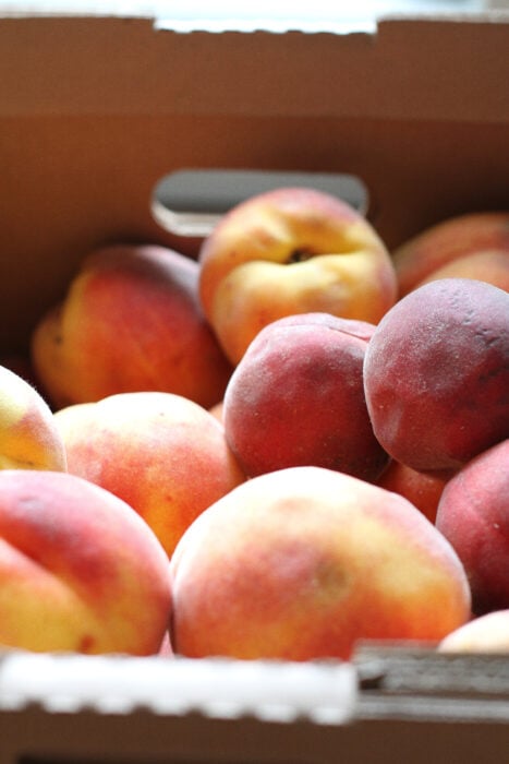 bruised peaches