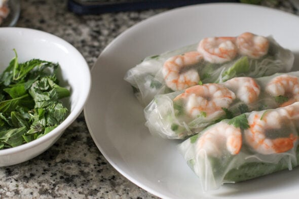 shrimp rice wraps