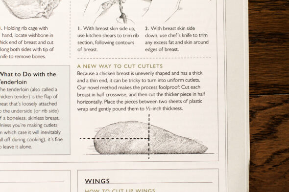 how to cut chicken breasts