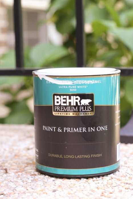 Behr exterior white paint