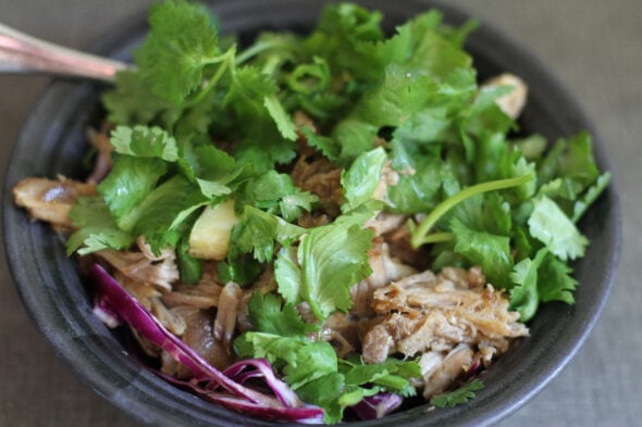 pork and veggie bowl