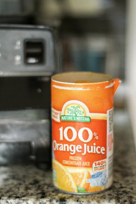 orange juice concentrate