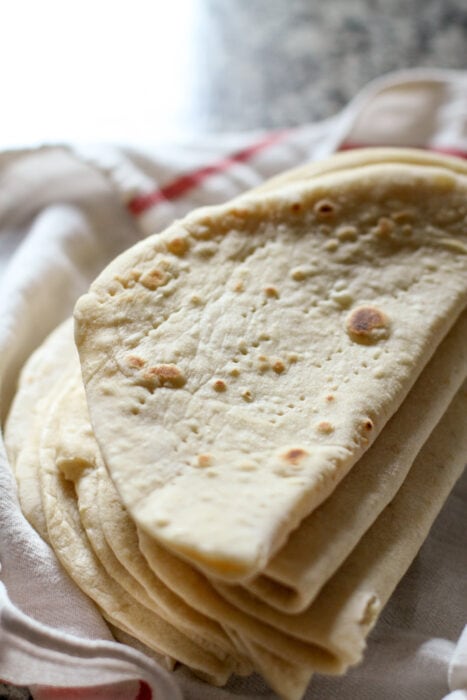 homemade piadine