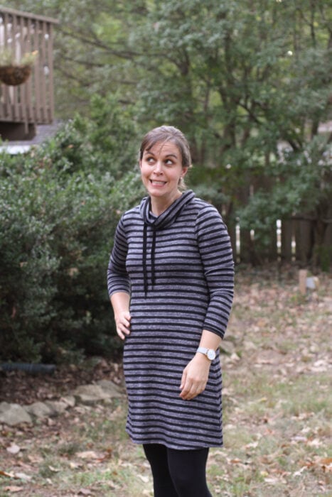 Stitch Fix fall 2019 funnel neck dress