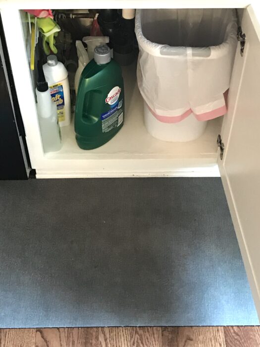 touched up kitchen cabinets