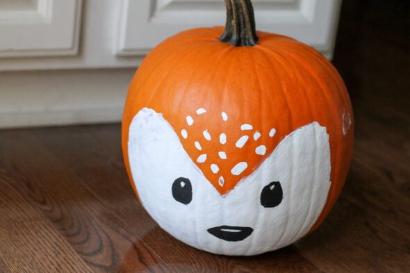 Lisey's painted pumpkin