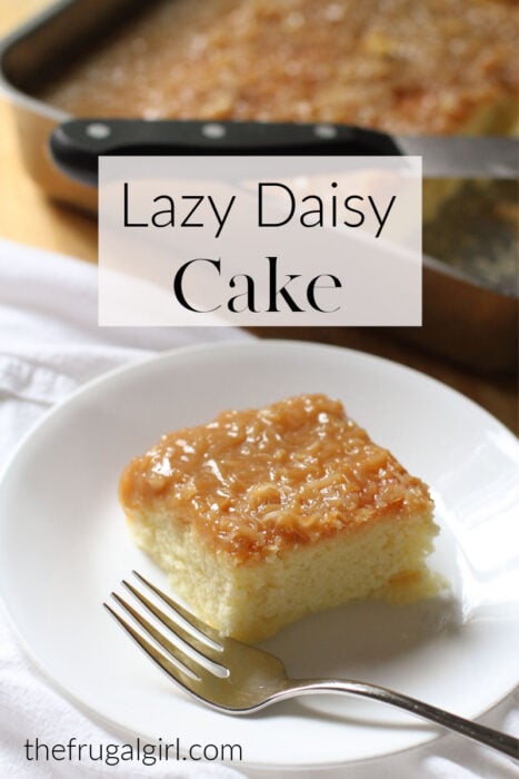 Lazy Daisy Cake