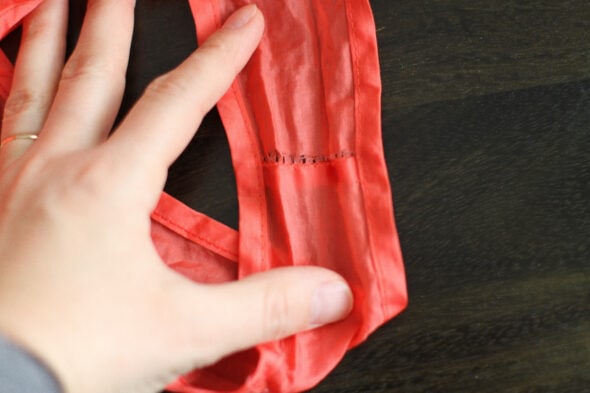 reusable shopping bag repair