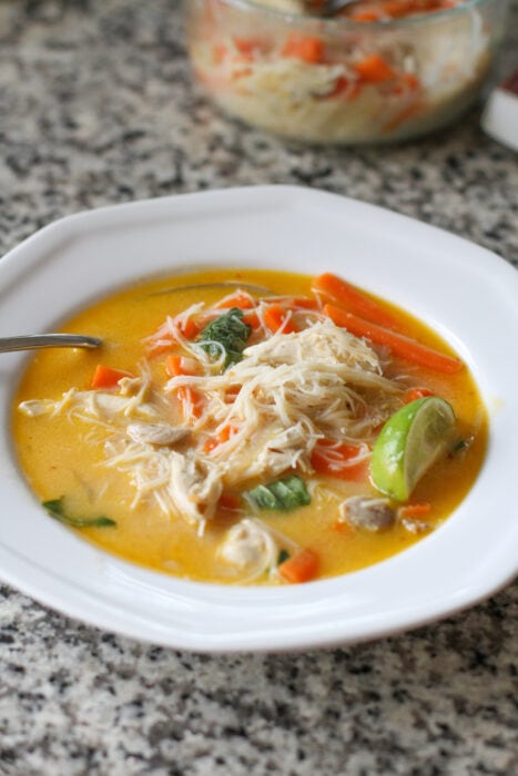 curried chicken noodle soup