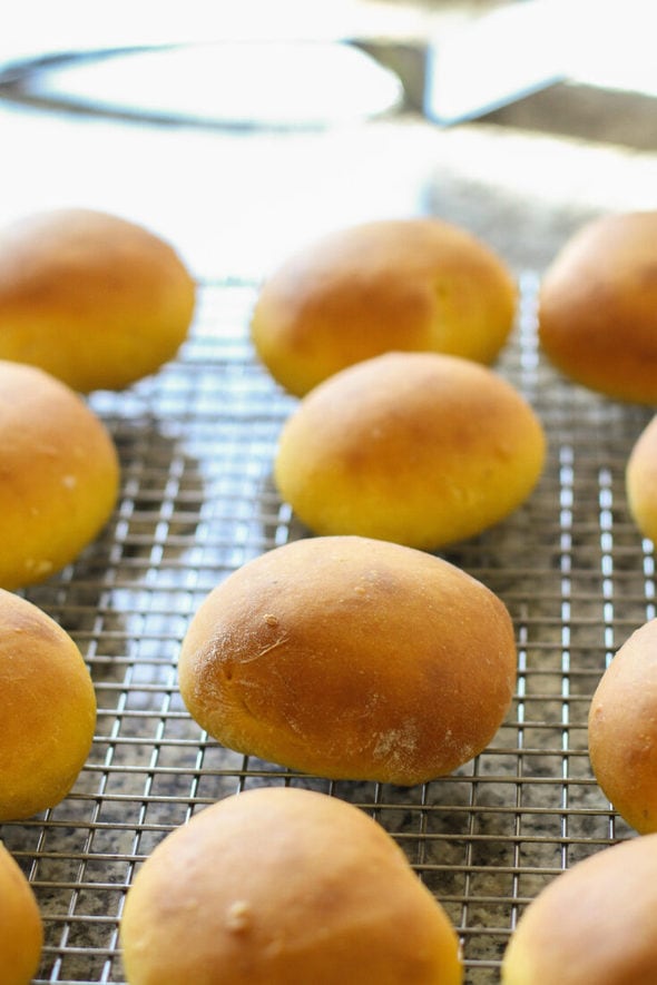 Butternut Squash Yeast Roll Recipe The Frugal Girl