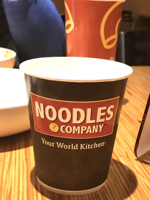 Noodles and Company Cup