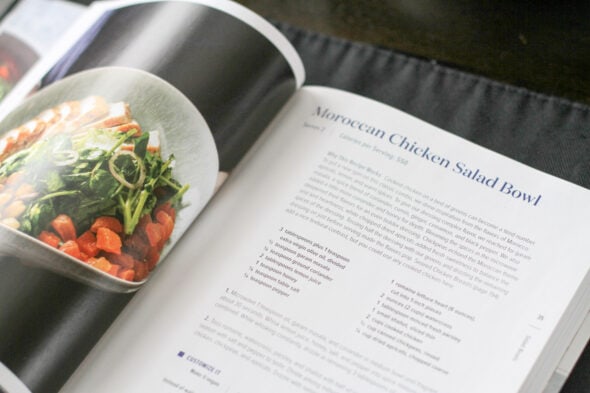 Moroccan chicken salad