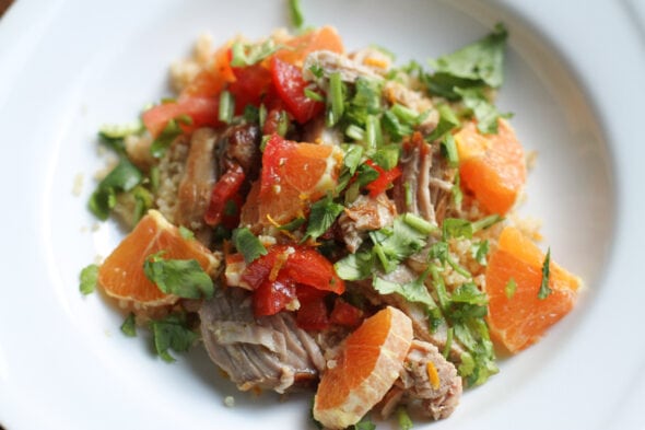 pork quinoa bowl