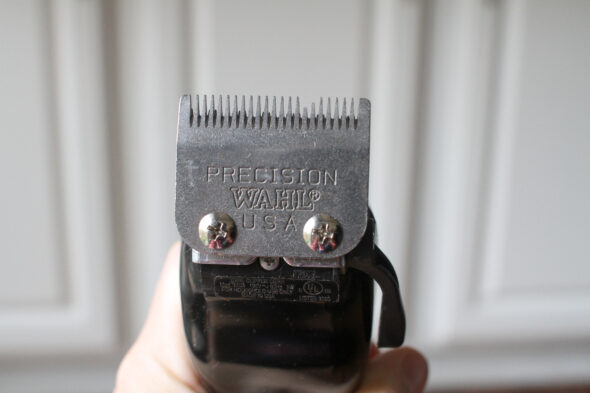 broken Wahl clipper blade