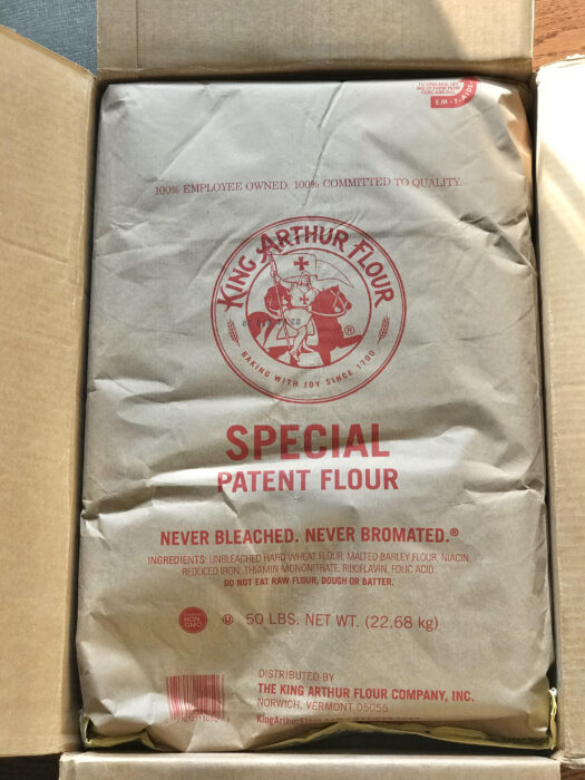 King Arthur Baking Company Patent Flour, Special - 50 lbs (22.68 kg)