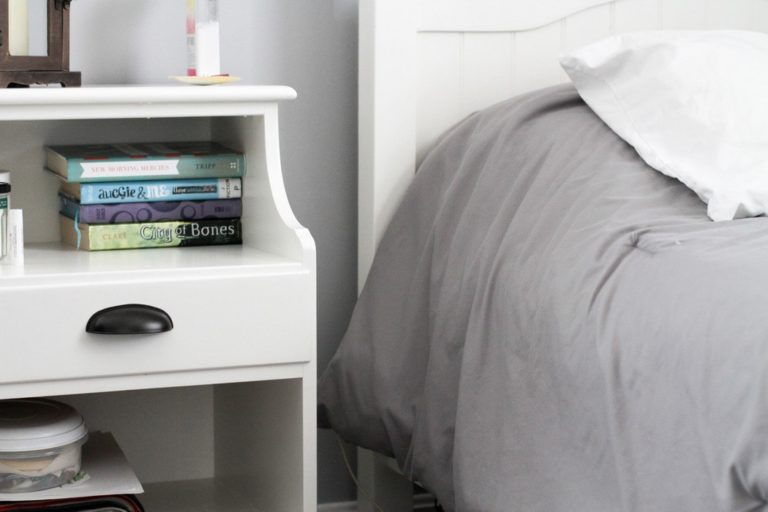 Zoe's painted nightstand