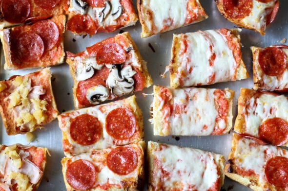 Cook's Country French bread pizza