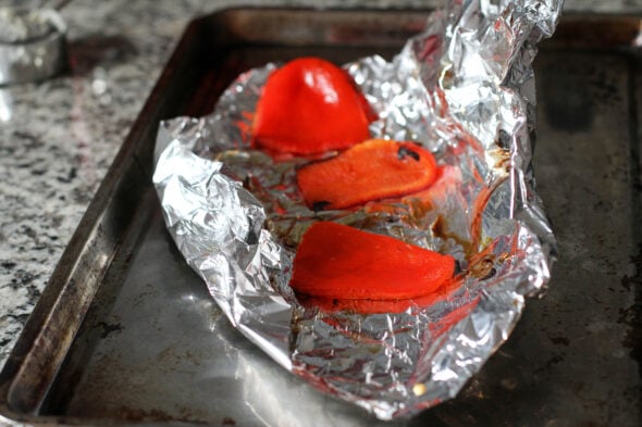 DIY roasted red pepper