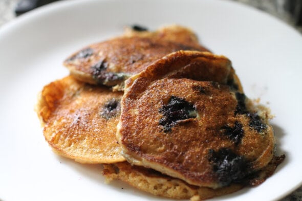 buttermilk blueberry pancakes