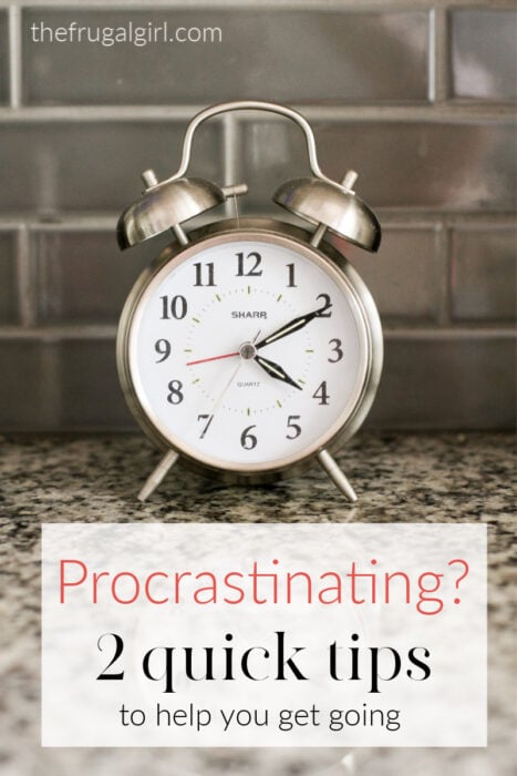 2 Tips to Help Stop Procrastination