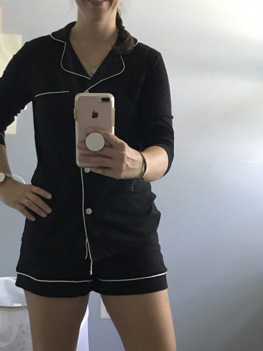 Stitch Fix black pajama set