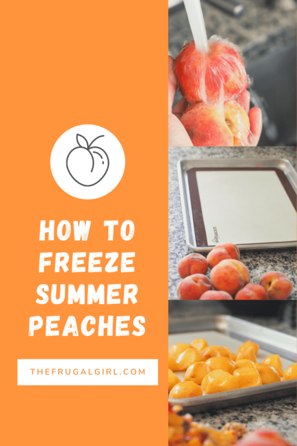 How to freeze summer peaches