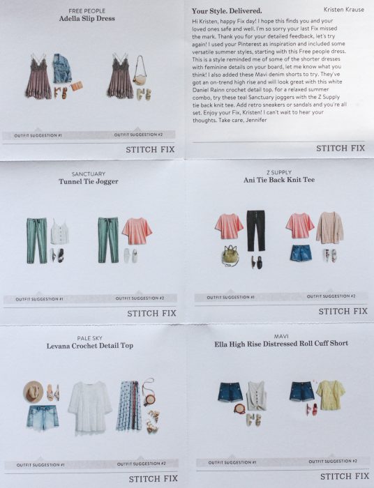 Stitch Fix style card