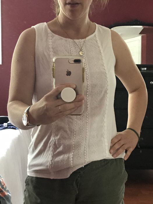 Stitch Fix white sleeveless top