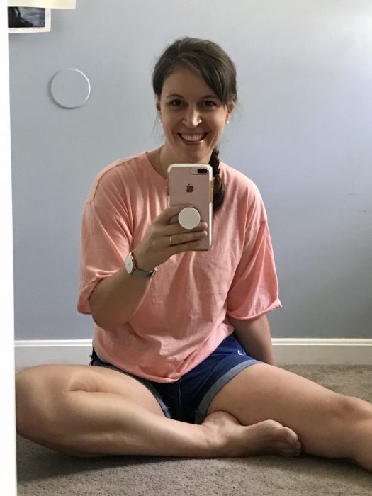 Stitch Fix Z Supply peach tshirt