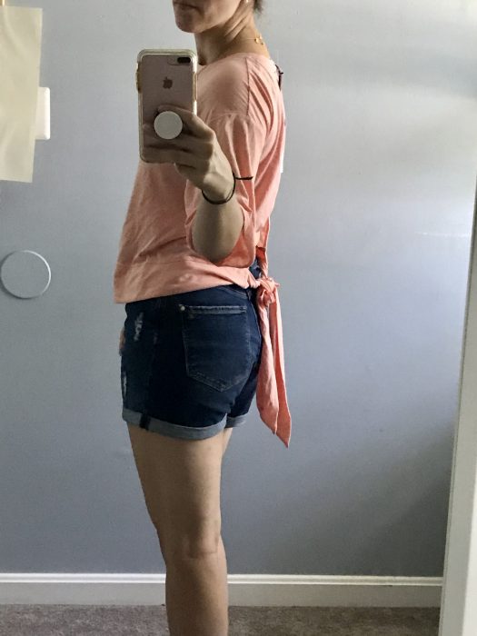 Stitch Fix Z Supply peach tshirt