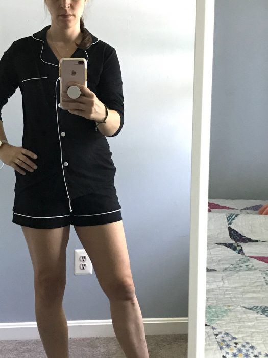 Stitch Fix black pajama set