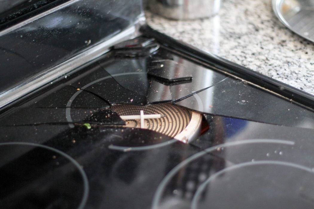 do glass top stoves break easily?